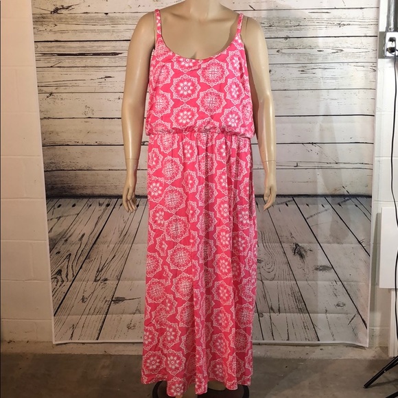 white knit maxi dress